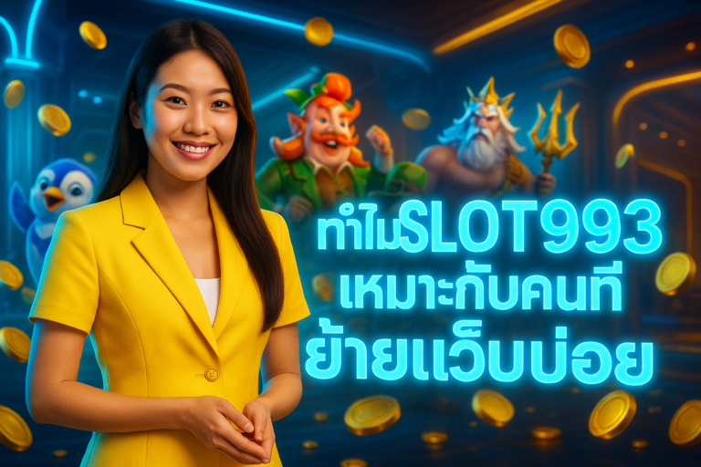 ทำไม SLOT993 เหมาะกับคนที่ย้ายเว็บบ่อย